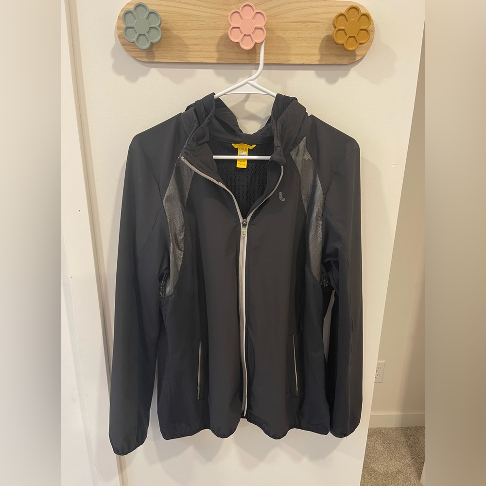 Lole Black and Gray Windbreaker